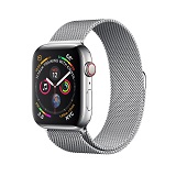 Apple Watch 4 40mm Stainless Steel Case with Milanese Loop Band