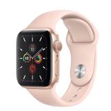 Apple Watch 5 40mm Gold Aluminum Case with Pink Sand Sport Band