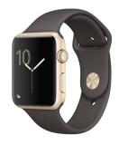 42mm Gold Aluminum Case with Cocoa Sport Band