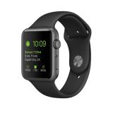 38mm Space Gray Aluminum Case with Black Sport Band