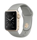 38mm Gold Aluminum Case with Concrete Sport Band