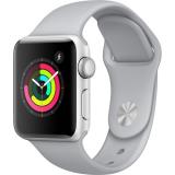 Apple Watch Series 3 38mm Silver Aluminum Case with Fog Sport Band (MQKU2)