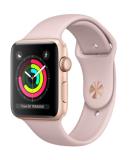 Apple Watch Series 3 42mm Gold Aluminum Case with Pink Sand Sport Band