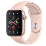 Apple Watch 5 44mm Gold Aluminum Case with Pink Sand Sport Band