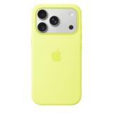 Apple iPhone 17 Pro Max Silicon Case with MagSafe Neon Yellow