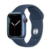 Apple Watch 7 41mm Blue Alu Abyss Blue Sport Band 