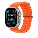 Apple Watch Ultra 2 49mm Titanium Orange Ocean Band MREH3