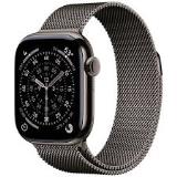 Apple Watch 11 46mm Titanium Slate - Milanese Loop (Model MFD34)